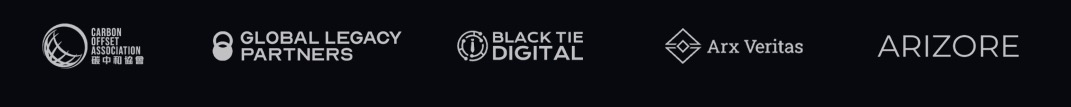Carbon Offset Association, Global Legacy Partners, Black Tie Digital, Arx Veritas, ARIZORE